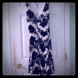 Knee length, form fitted vintage dress